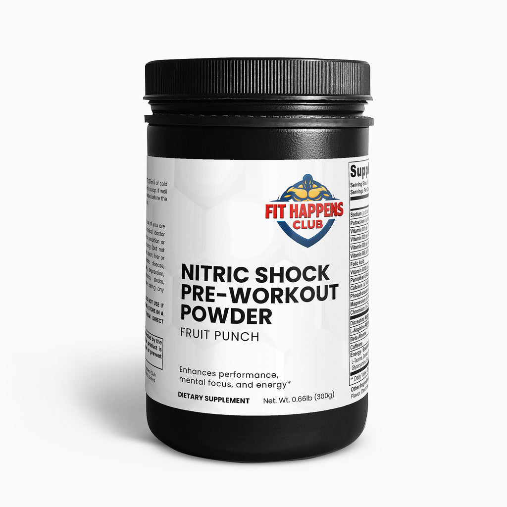 Nitric Shock Pre-Workout Powder (Fruit Punch)