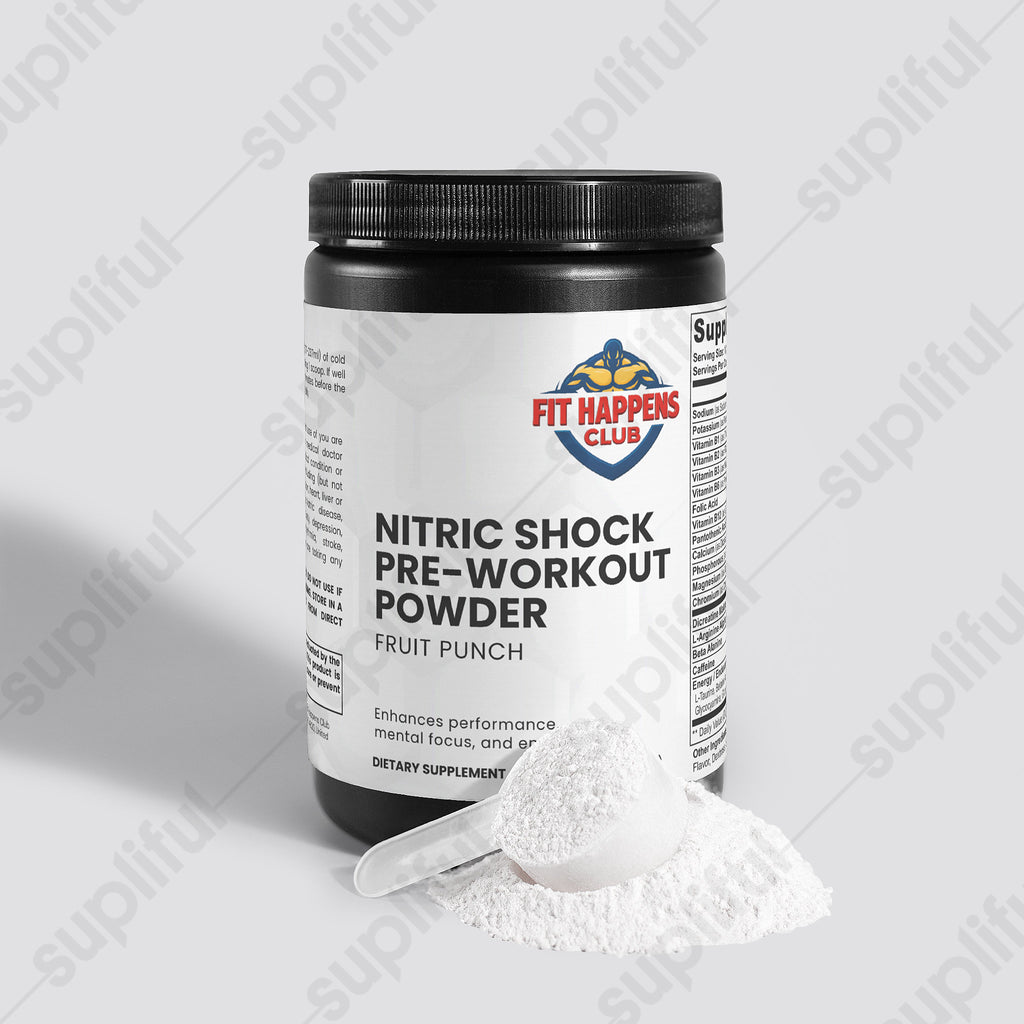 Nitric Shock Pre-Workout Powder (Fruit Punch)